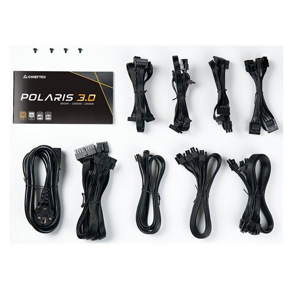 Блок живлення Chieftec 1050W Polaris 3.0 (PPS-1050FC-A3) - фото 7 Блок живлення Chieftec 1050W Polaris 3.0 (PPS-1050FC-A3) - фото 7