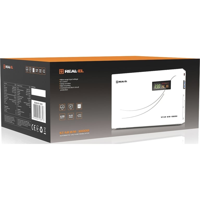 Стабілізатор REAL-EL STAB WM-10000 (EL122400015) - фото 10