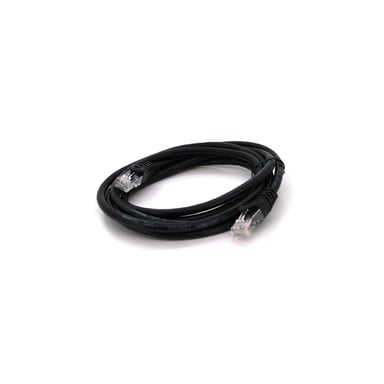 Патч-корд 3м, UTP, Cat.6, RJ45, CU, black Ritar (PCR-CU6/3Be) - фото 1