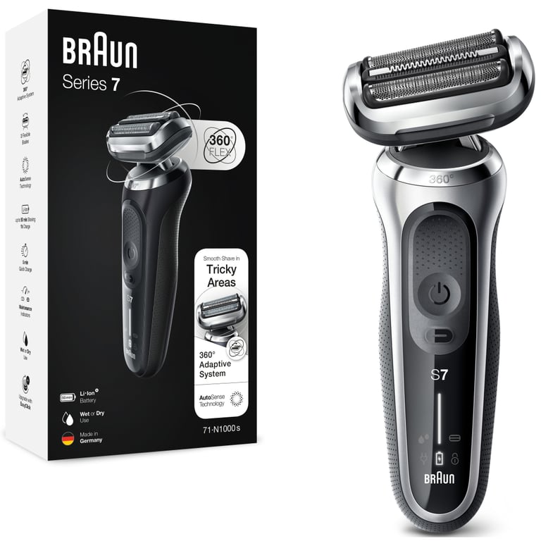Електробритва Braun Series 7 71-S1000s SILVER / BLACK - фото 3