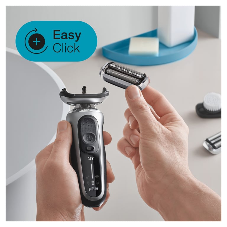 Електробритва Braun Series 7 71-S1000s SILVER / BLACK - фото 5