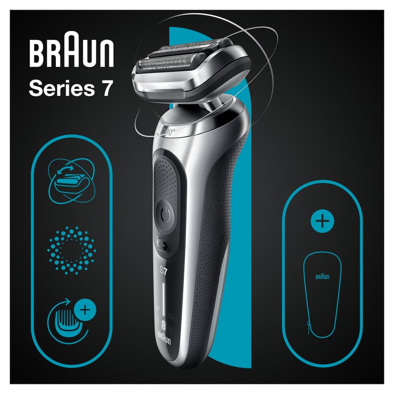 Електробритва Braun Series 7 71-S1000s SILVER / BLACK - фото 6