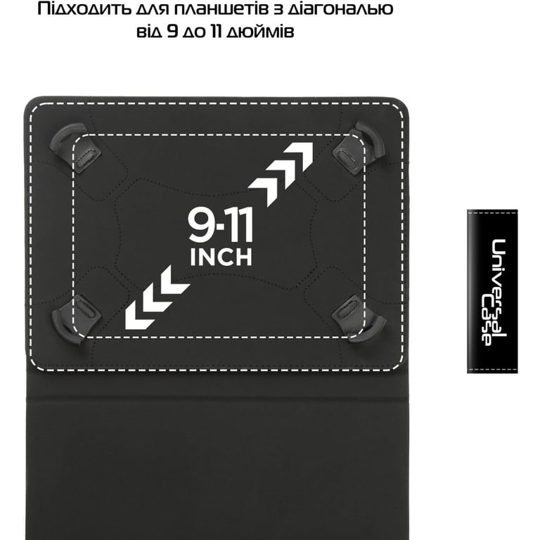 Чохол до планшета Armorstandart Silicone Hooks 10 Black (ARM59078) - фото 4
