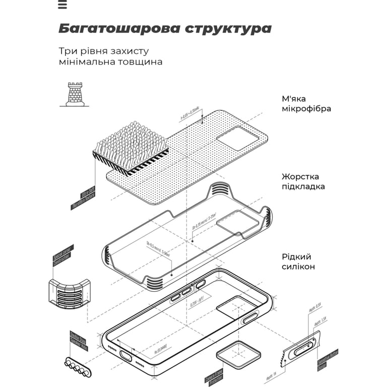 Чохол до мобільного телефона Armorstandart ICON Case Samsung A34 5G (A346) Camera cover Lavender (ARM66498) - фото 7