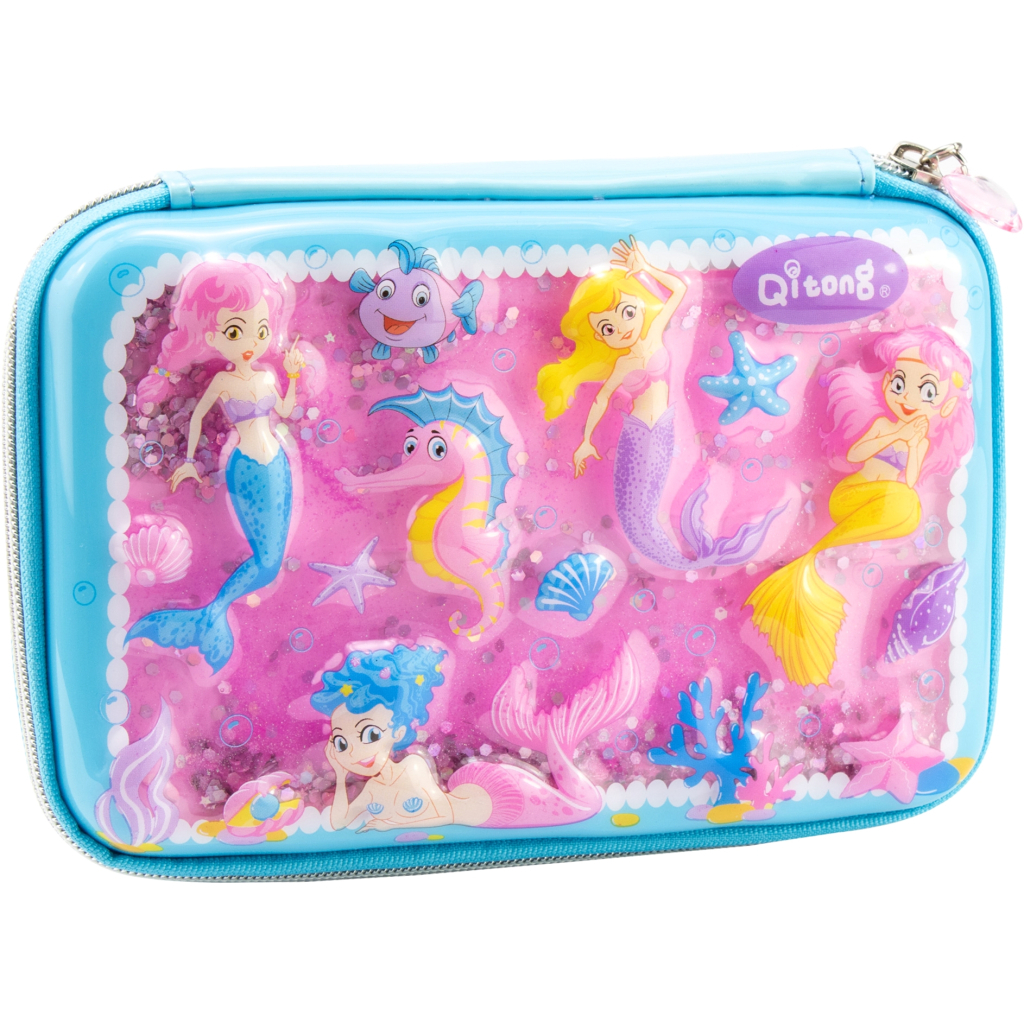 Пенал Cool For School подвійний з ефектом акваріума 1 відділення Блакитний (QT-5703-Blue) - фото 1 Пенал Cool For School подвійний з ефектом акваріума 1 відділення Блакитний (QT-5703-Blue) - фото 1