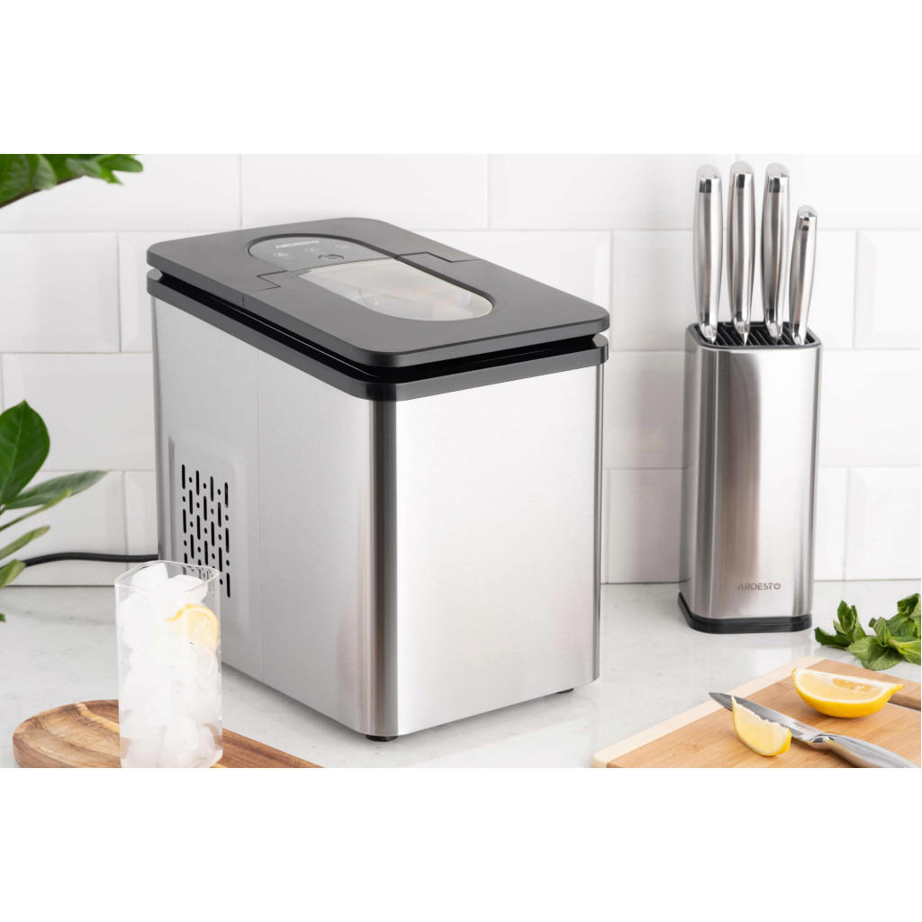 Льодогенератор побутовий Ardesto IM-A1200SS - фото 2 Льодогенератор побутовий Ardesto IM-A1200SS - фото 2