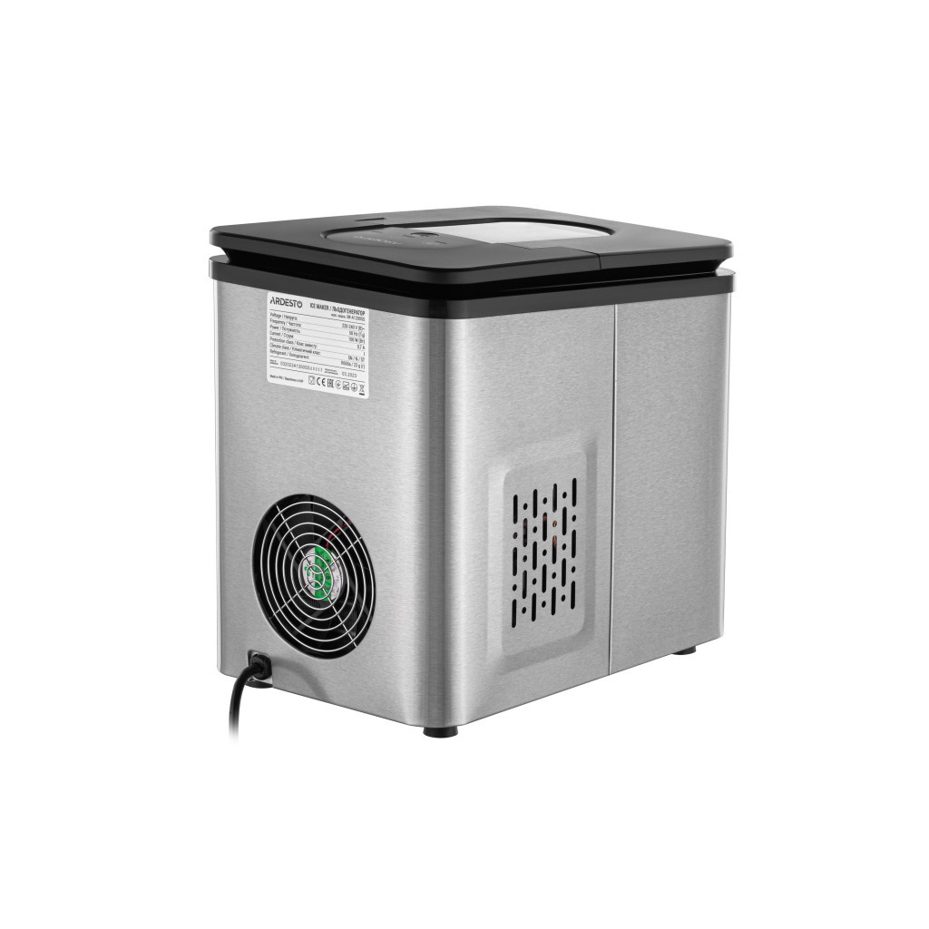 Льодогенератор побутовий Ardesto IM-A1200SS - фото 8 Льодогенератор побутовий Ardesto IM-A1200SS - фото 8
