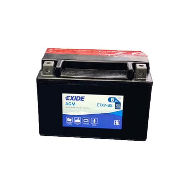 Акумулятор автомобільний EXIDE AGM 8Ah (+/-) (120EN) (ETX9-BS) - фото 1