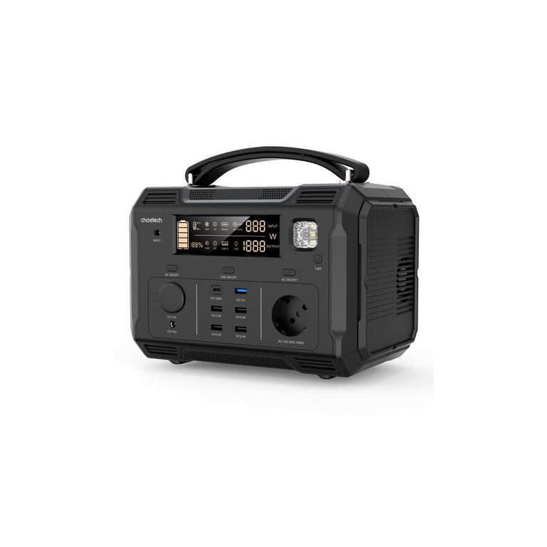 Зарядна станція Choetech BS004-EU-BK, 500W (BS004-EU-BK) - фото 2