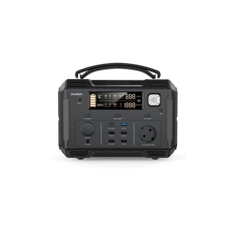 Зарядна станція Choetech BS004-EU-BK, 500W (BS004-EU-BK) - фото 3