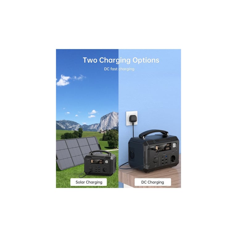 Зарядна станція Choetech BS004-EU-BK, 500W (BS004-EU-BK) - фото 8