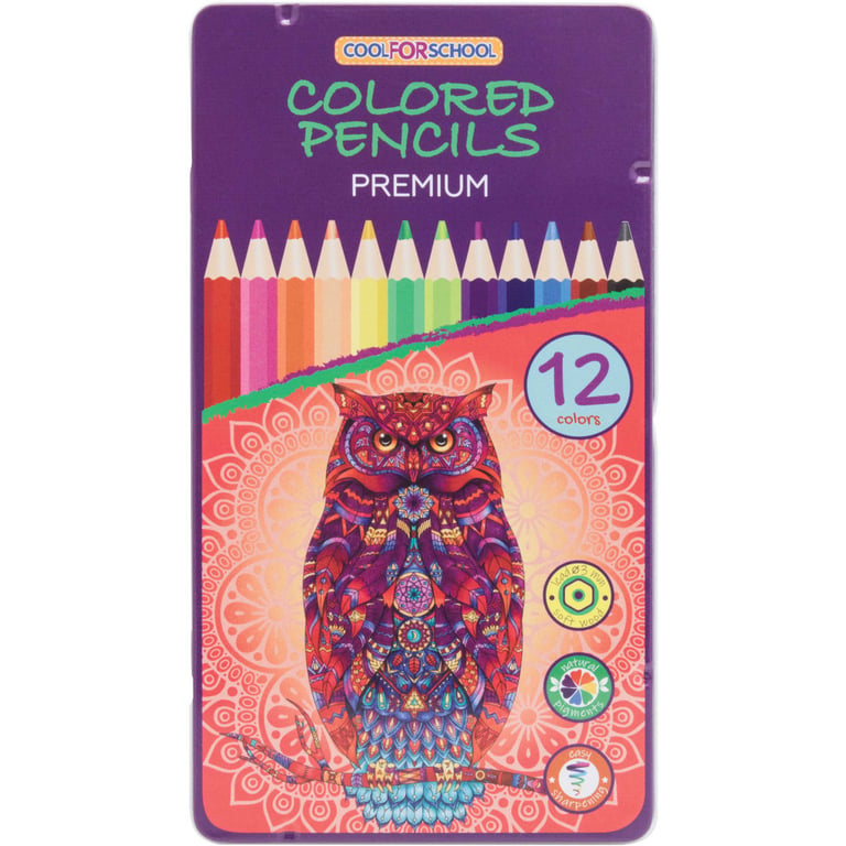 Олівці кольорові Cool For School Premium шестигранні, 12 кольорів (CF15173) - фото 1