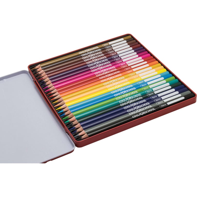 Олівці кольорові Cool For School Premium, тригранні,, 24 кольори (CF15179) - фото 2