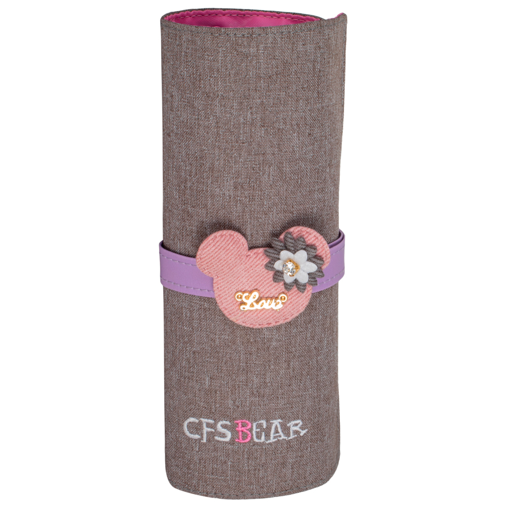 Пенал Cool For School Bear 1 відділення Сірий (CF86651-02) - фото 1 Пенал Cool For School Bear 1 відділення Сірий (CF86651-02) - фото 1