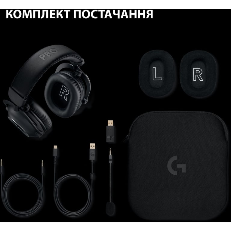 Навушники Logitech G Pro X 2 Lightspeed Wireless Black (981-001263) - фото 10