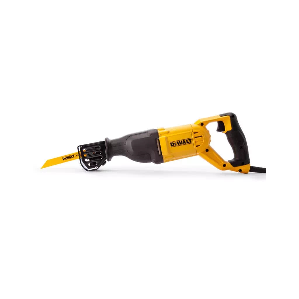 Шабельна пила DeWALT 1100 Вт, 0 - 2800 хід/хв, величина ходу 29 мм, 3.5 кг, кейс (DWE305PK) - фото 1