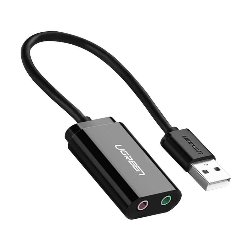 Звукова плата UGREEN US205 black (30724) Звукова плата UGREEN US205 black (30724)