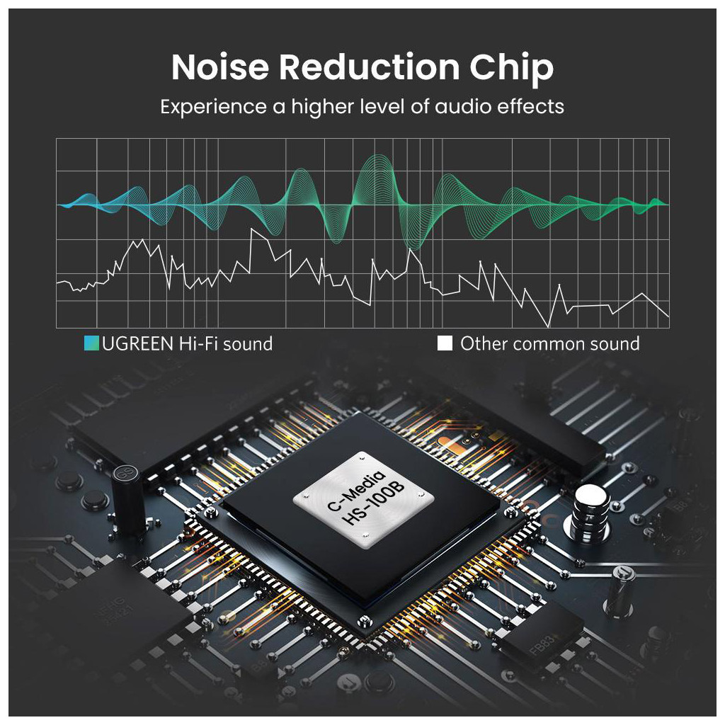 Звукова плата UGREEN US205 black (30724) - фото 11 Звукова плата UGREEN US205 black (30724) - фото 11