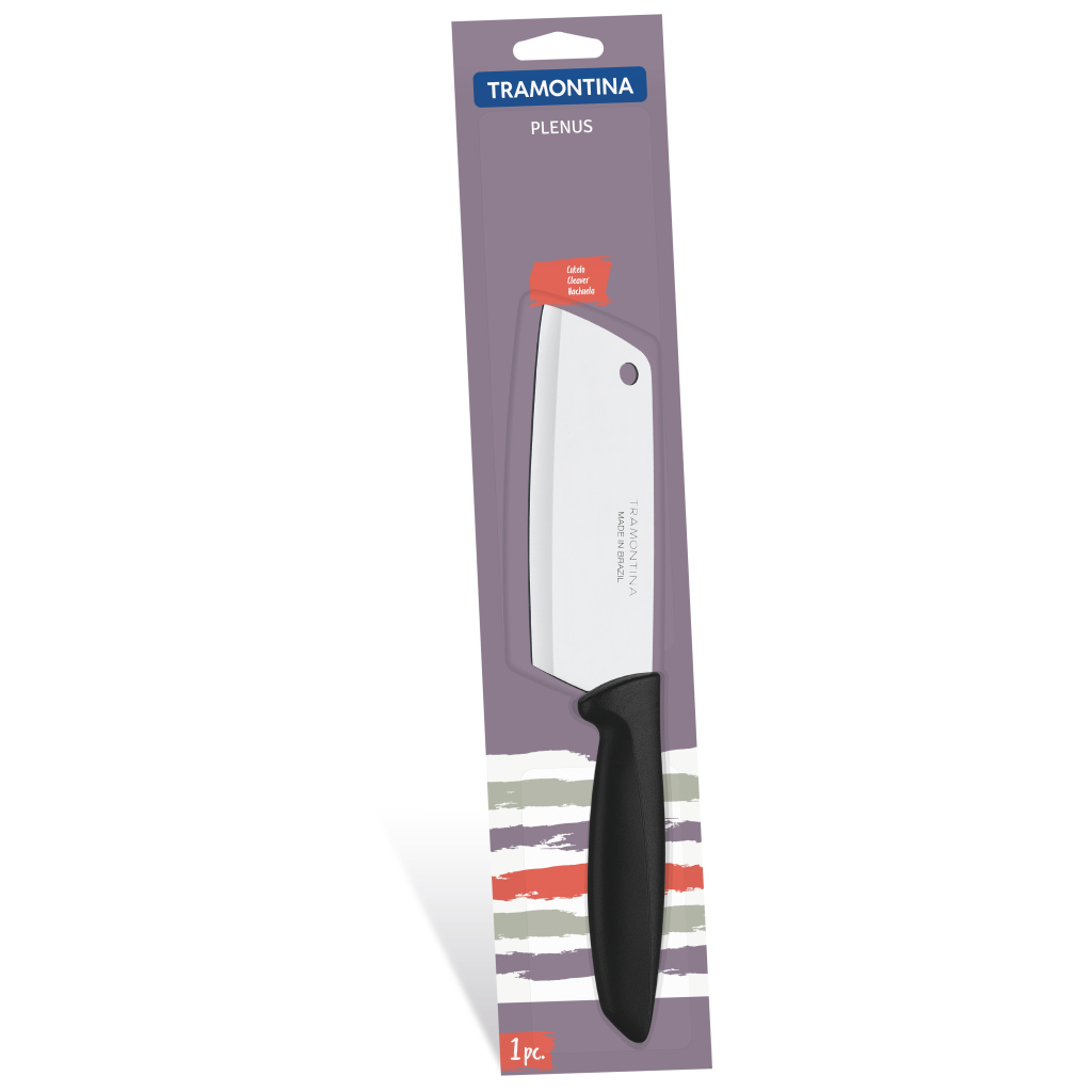 Кухонний ніж Tramontina Plenus Black Сікач 127 мм (23430/105) - фото 2 Кухонний ніж Tramontina Plenus Black Сікач 127 мм (23430/105) - фото 2
