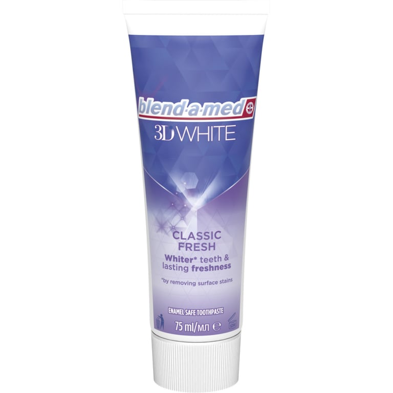 Зубна паста Blend-a-med 3D White Класична свіжість 75 мл (8006540792971) - фото 3