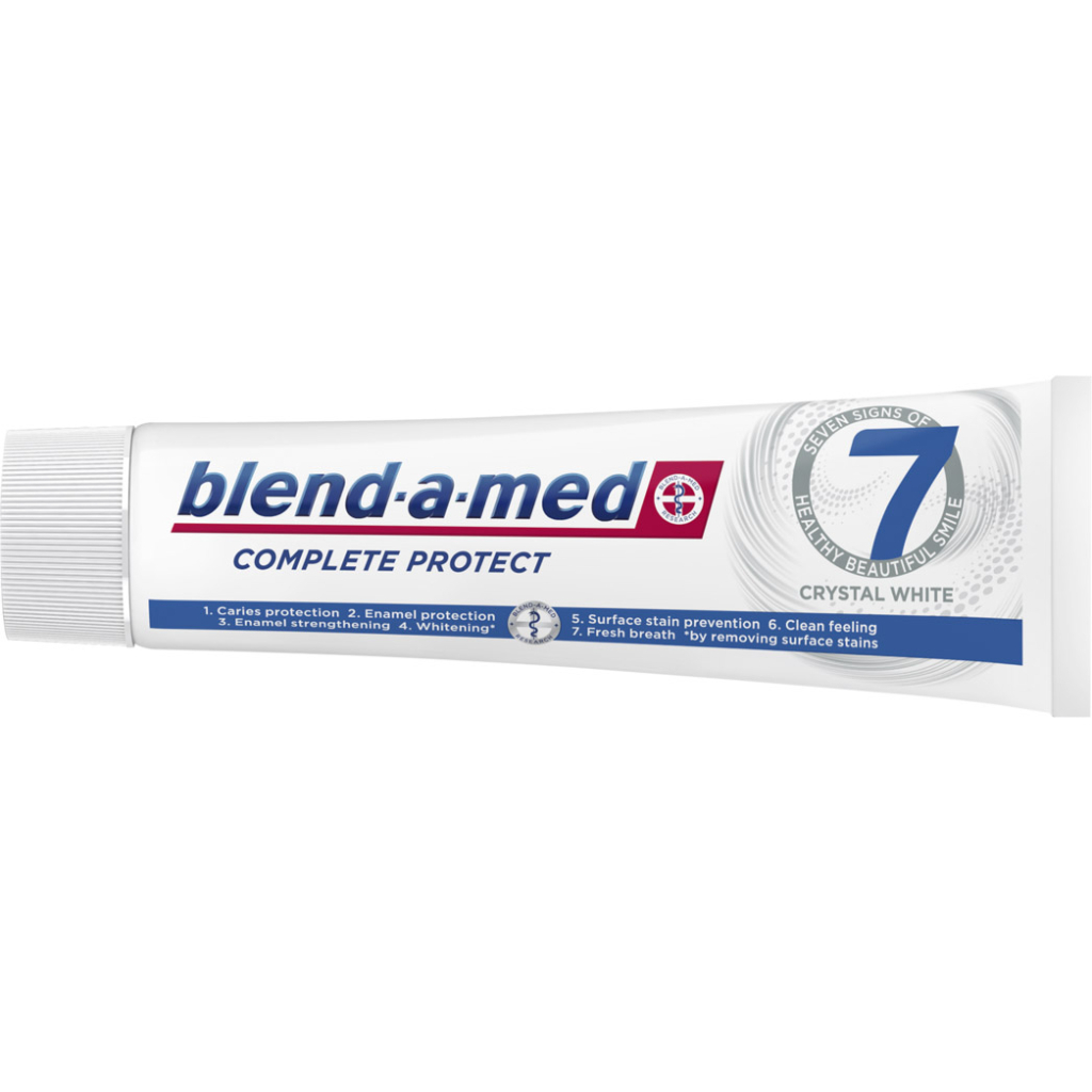 Зубна паста Blend-a-med Complete Protect 7 Кришталева білизна 100 мл (8001090716279) - фото 3 Зубна паста Blend-a-med Complete Protect 7 Кришталева білизна 100 мл (8001090716279) - фото 3