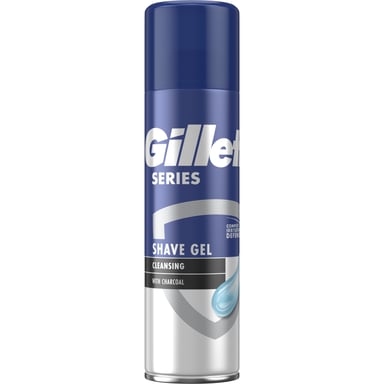 Гель для гоління Gillette Series Очищувальний з вугіллям 200 мл (7702018619757) - фото 1