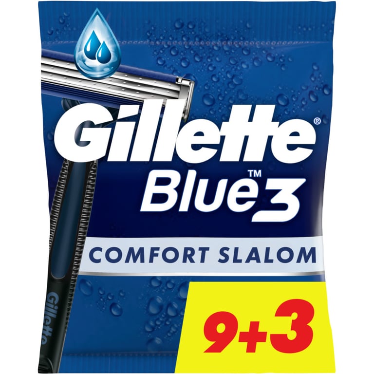Бритва Gillette Blue 3 Comfort Slalom 12 шт. (8006540808771) - фото 1