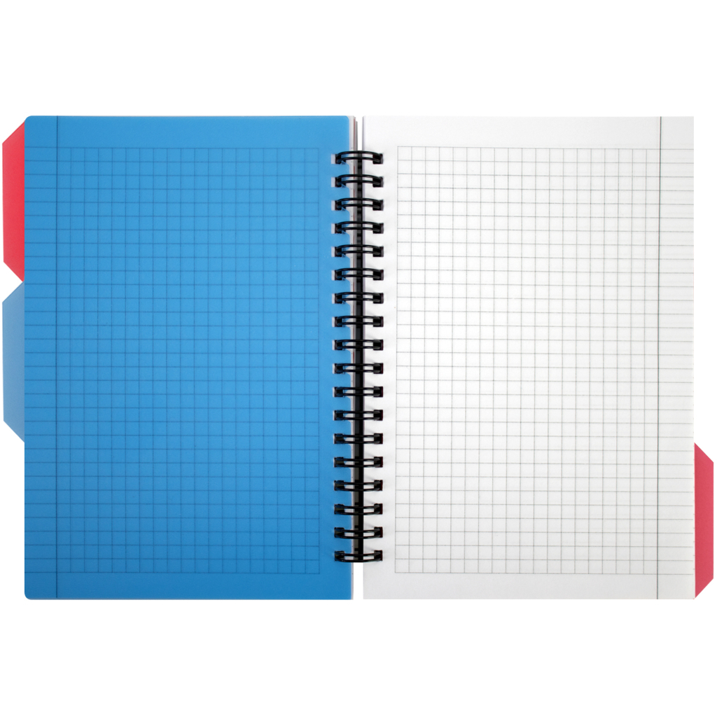 Блокнот Optima California B6 з розділювачами 100 аркушів, клітинка (O20358-17) - фото 4 Блокнот Optima California B6 з розділювачами 100 аркушів, клітинка (O20358-17) - фото 4