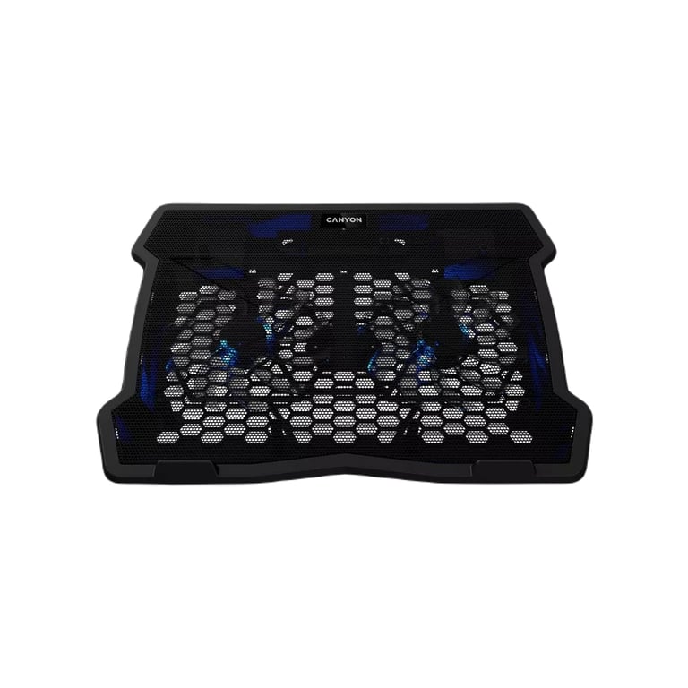 Підставка до ноутбука Canyon NS03, 10-15.6 laptop, dual-fan with 2x2.0 USB hub (CNE-HNS03) - фото 1