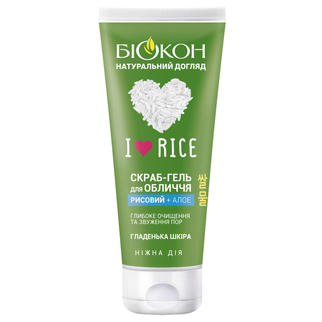 Скраб для обличчя Біокон I Love Rice 90 мл (4823110300534) - фото 1