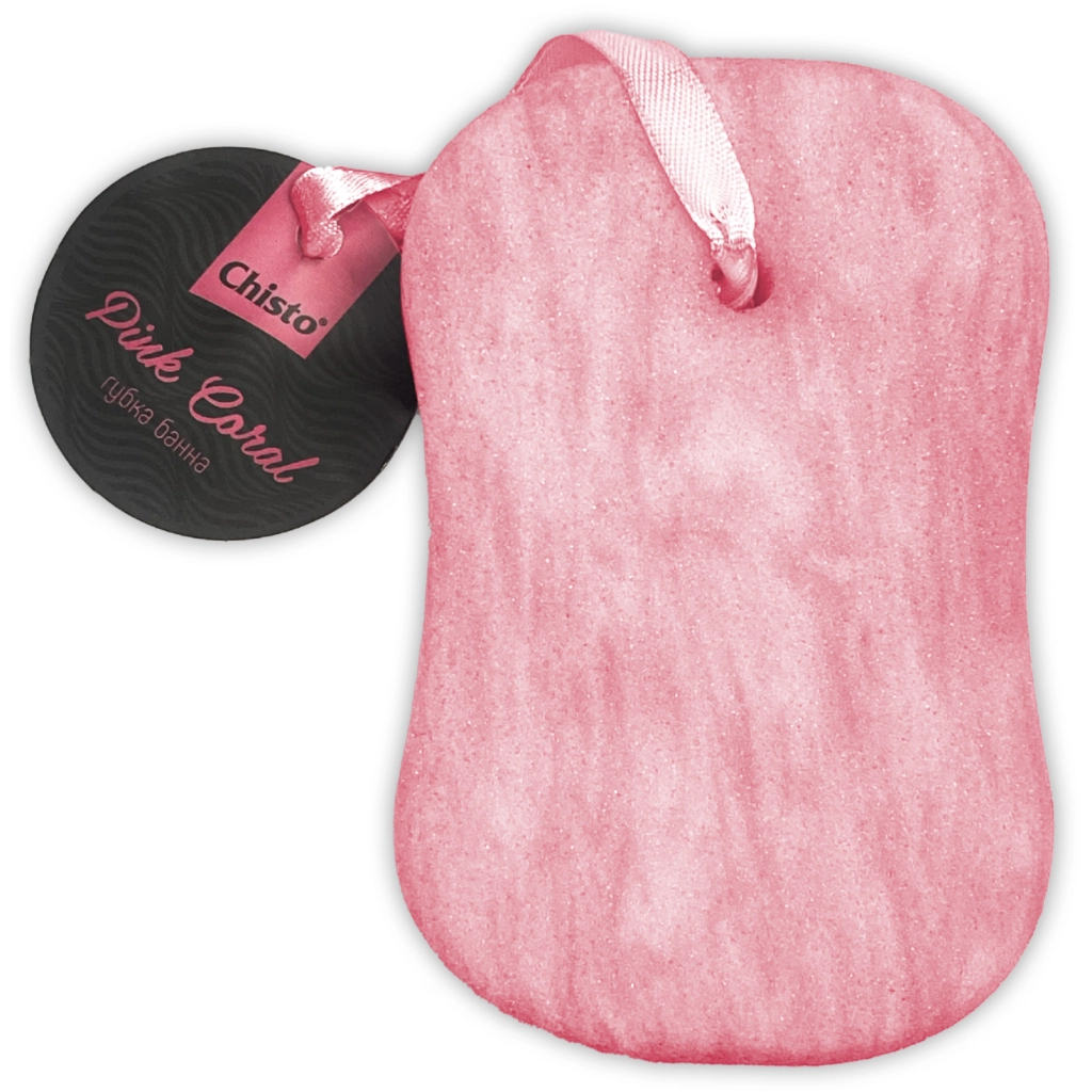 Губка для купання Chisto Pink Coral (4823098407676) - фото 1