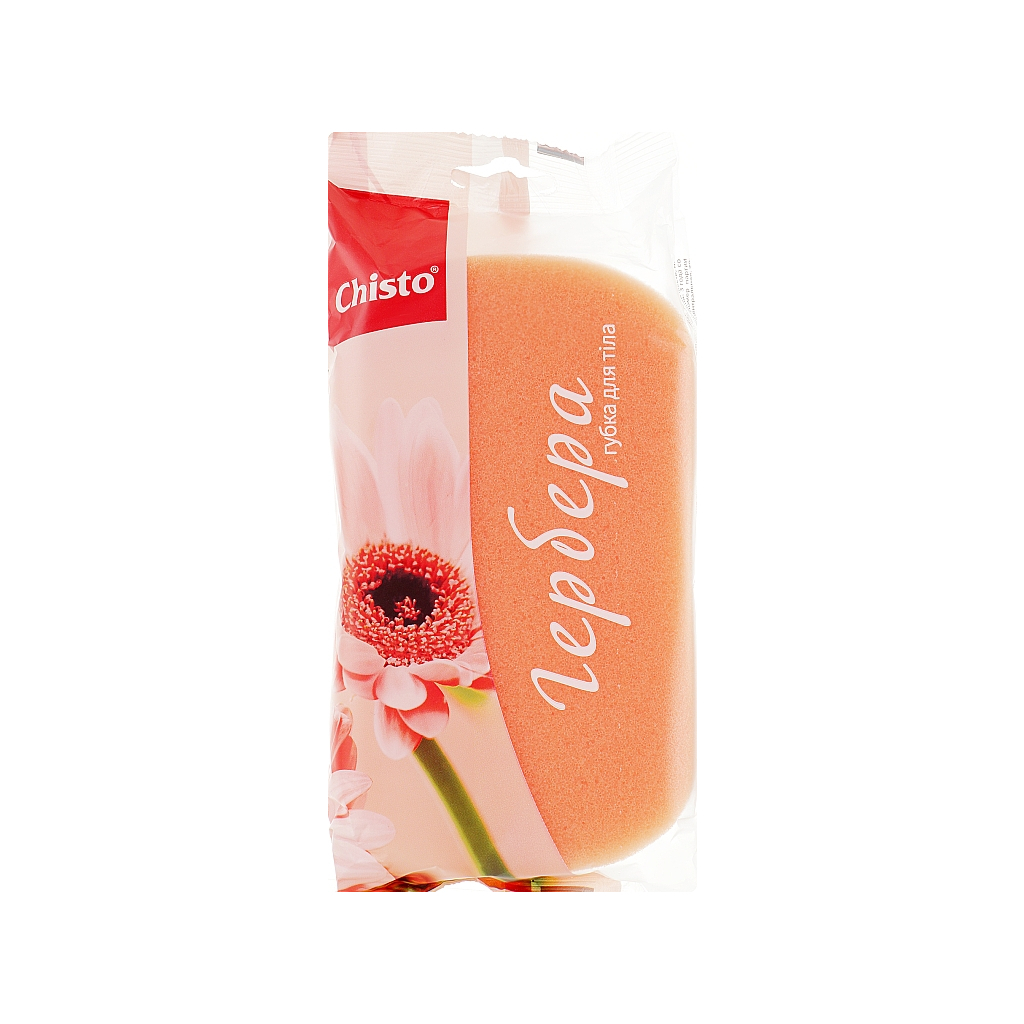 Губка для купання Chisto Поролонова Гербера (4820164150443) - фото 1