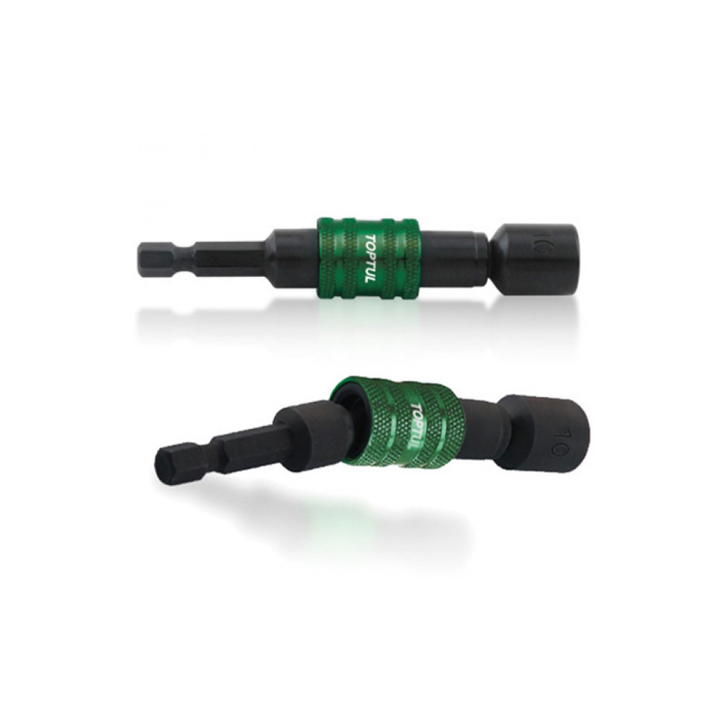 Головка магнітна Toptul для шуруповерта 10мм L=87мм із шарніром магнітна (BEBA0810) - фото 1