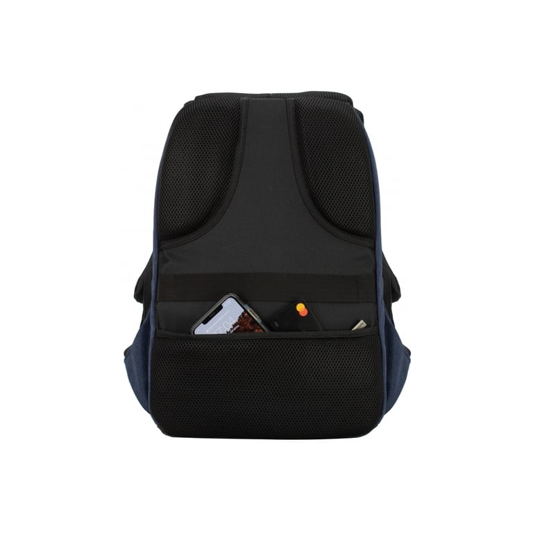 Рюкзак шкільний Optima 18.5" USB Anti-Theft унісекс 0.7 кг 16-25 л Синій (O96917-02) - фото 2
