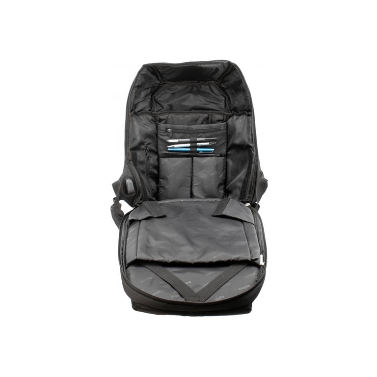 Рюкзак шкільний Optima 18.5" USB Anti-Theft унісекс 0.7 кг 16-25 л Синій (O96917-02) - фото 5