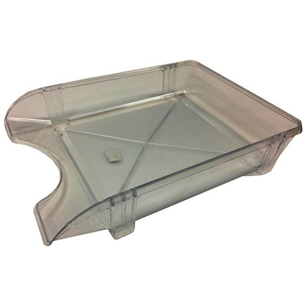 Лоток для паперів Economix горизонтальний пластик, димчастий (E31803-17) Лоток для паперів Economix горизонтальний пластик, димчастий (E31803-17)