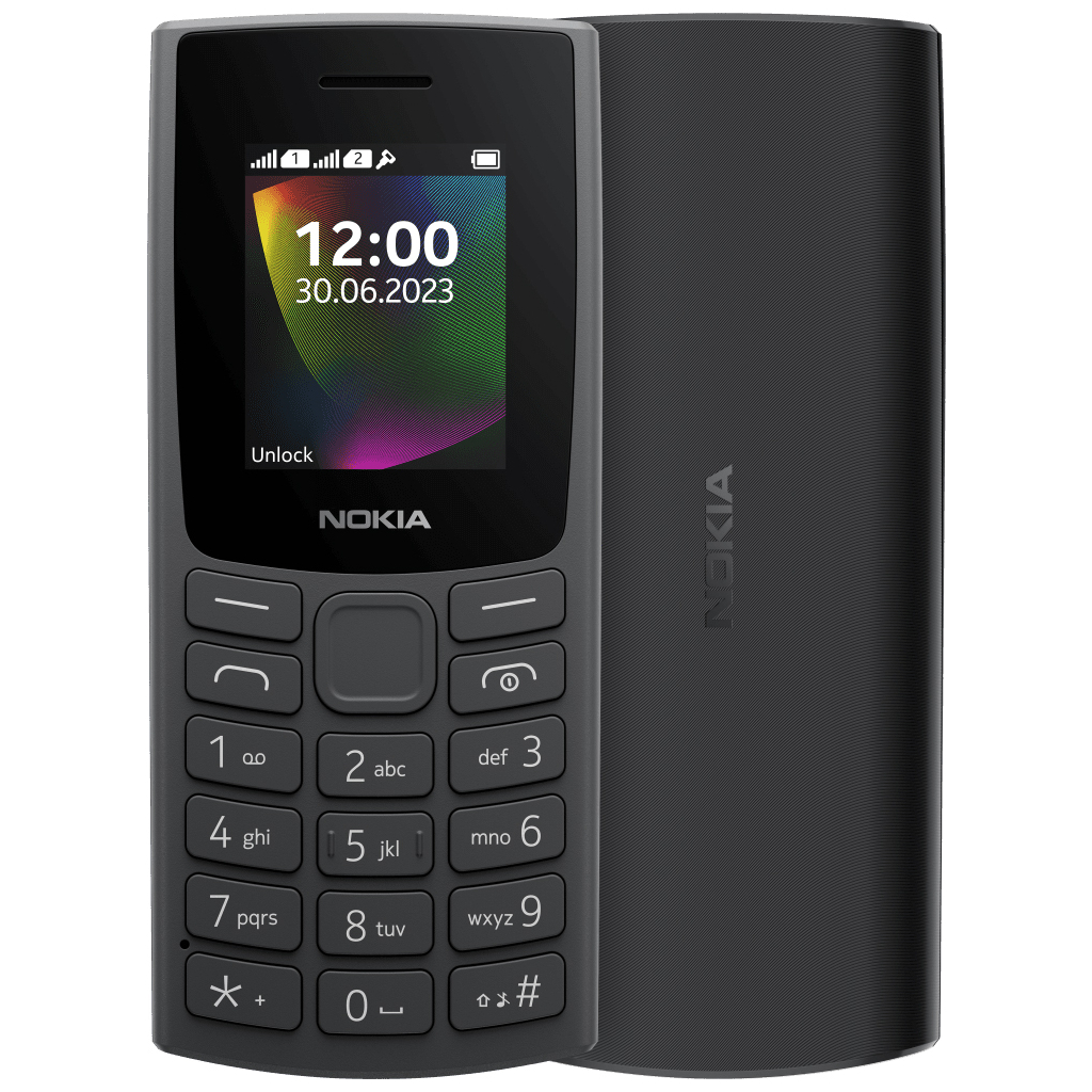 Мобільний телефон Nokia 106 DS 2023 Charcoal (1GF019BPA2C01) - фото 1