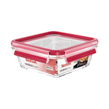 Харчовий контейнер Tefal Masterseal Glass Red 800 мл (N1041410) - фото 1