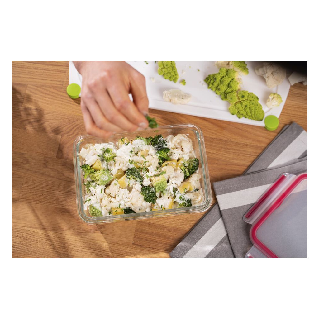 Харчовий контейнер Tefal Masterseal Glass Red 1.3 л (N1041010) - фото 9 Харчовий контейнер Tefal Masterseal Glass Red 1.3 л (N1041010) - фото 9