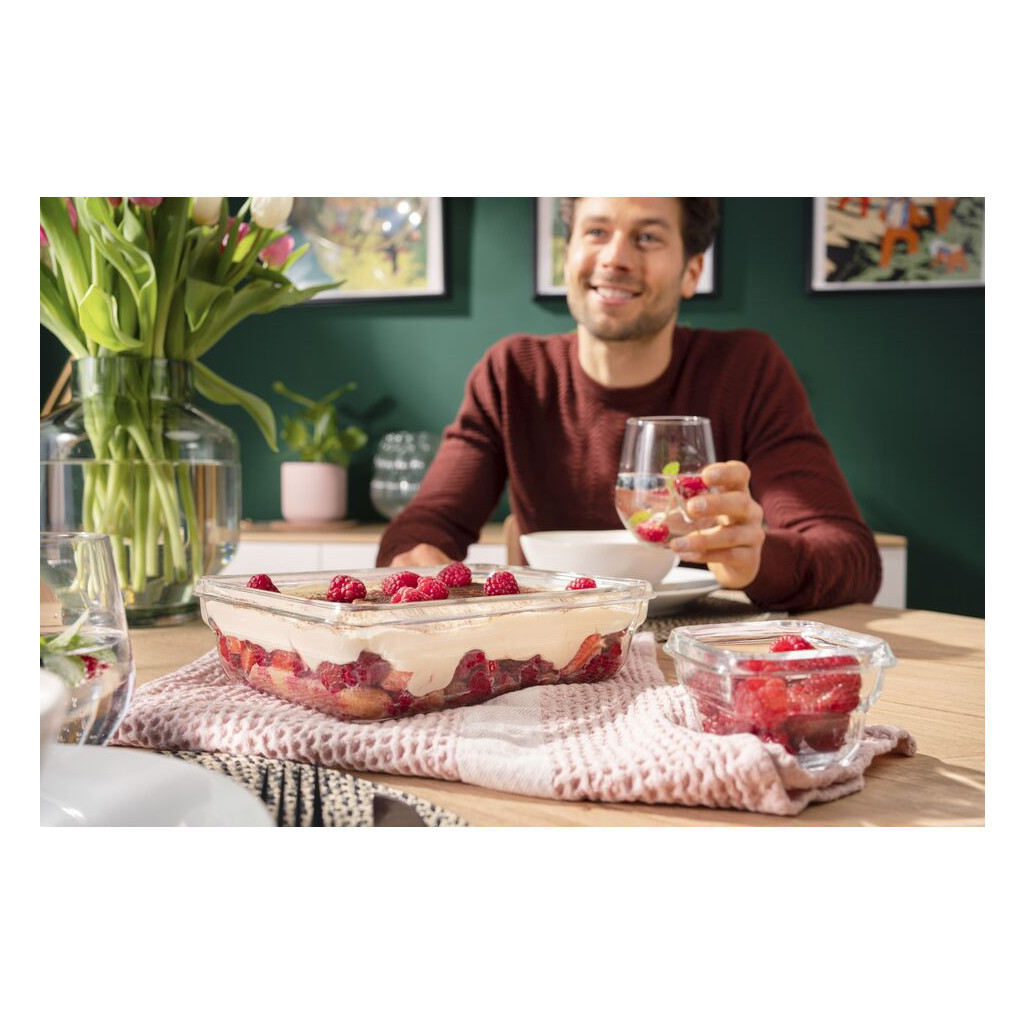 Харчовий контейнер Tefal Masterseal Glass Red 2 л (N1041110) - фото 4 Харчовий контейнер Tefal Masterseal Glass Red 2 л (N1041110) - фото 4