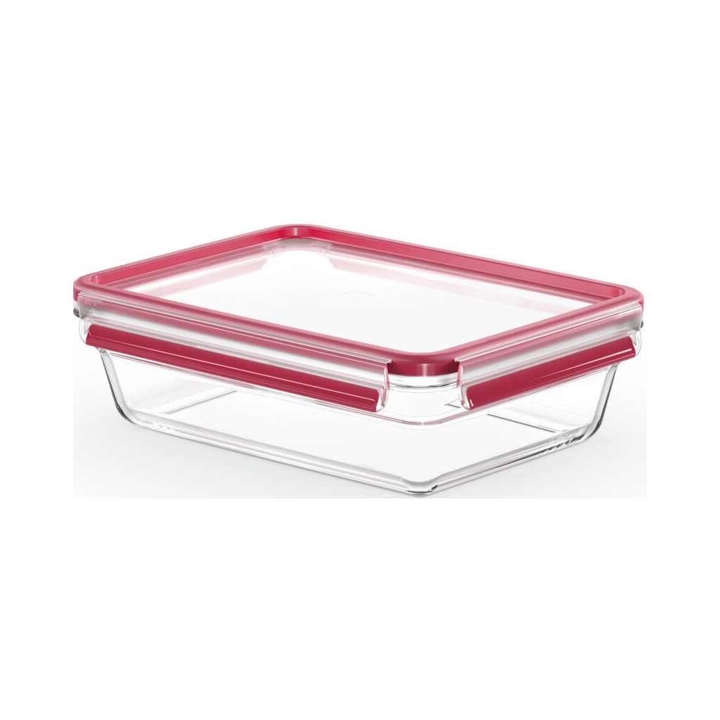 Харчовий контейнер Tefal Masterseal Glass Red 2 л (N1041110) - фото 2 Харчовий контейнер Tefal Masterseal Glass Red 2 л (N1041110) - фото 2