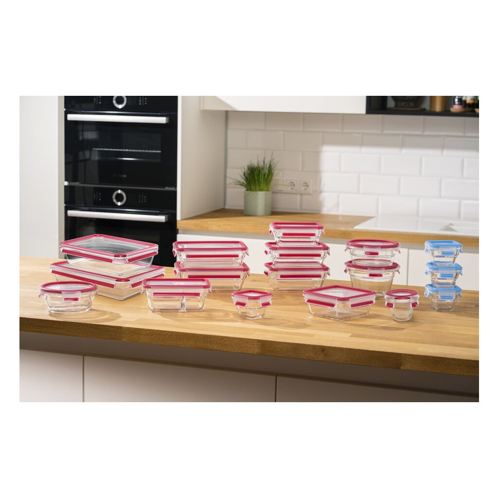 Харчовий контейнер Tefal Masterseal Glass Red 2 л (N1041110) - фото 5 Харчовий контейнер Tefal Masterseal Glass Red 2 л (N1041110) - фото 5