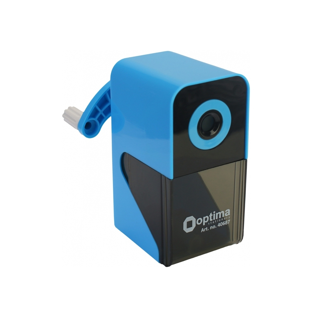 Точилка Optima Механічна для олівця з автоматичною подачею, блакитна (O40687) - фото 1 Точилка Optima Механічна для олівця з автоматичною подачею, блакитна (O40687) - фото 1