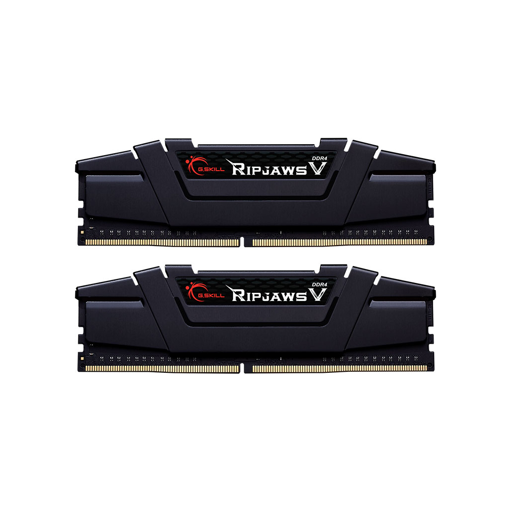 Модуль пам'яті для комп'ютера DDR4 16GB (2x8GB) 4400 MHz RipjawsV Black G.Skill (F4-4400C18D-16GVKC) - фото 1