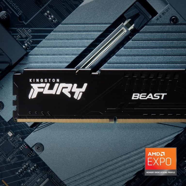 Модуль пам'яті для комп'ютера DDR5 16GB (2x8GB) 5600 MHz Beast Kingston Fury (ex.HyperX) (KF556C36BBEK2-16) - фото 7