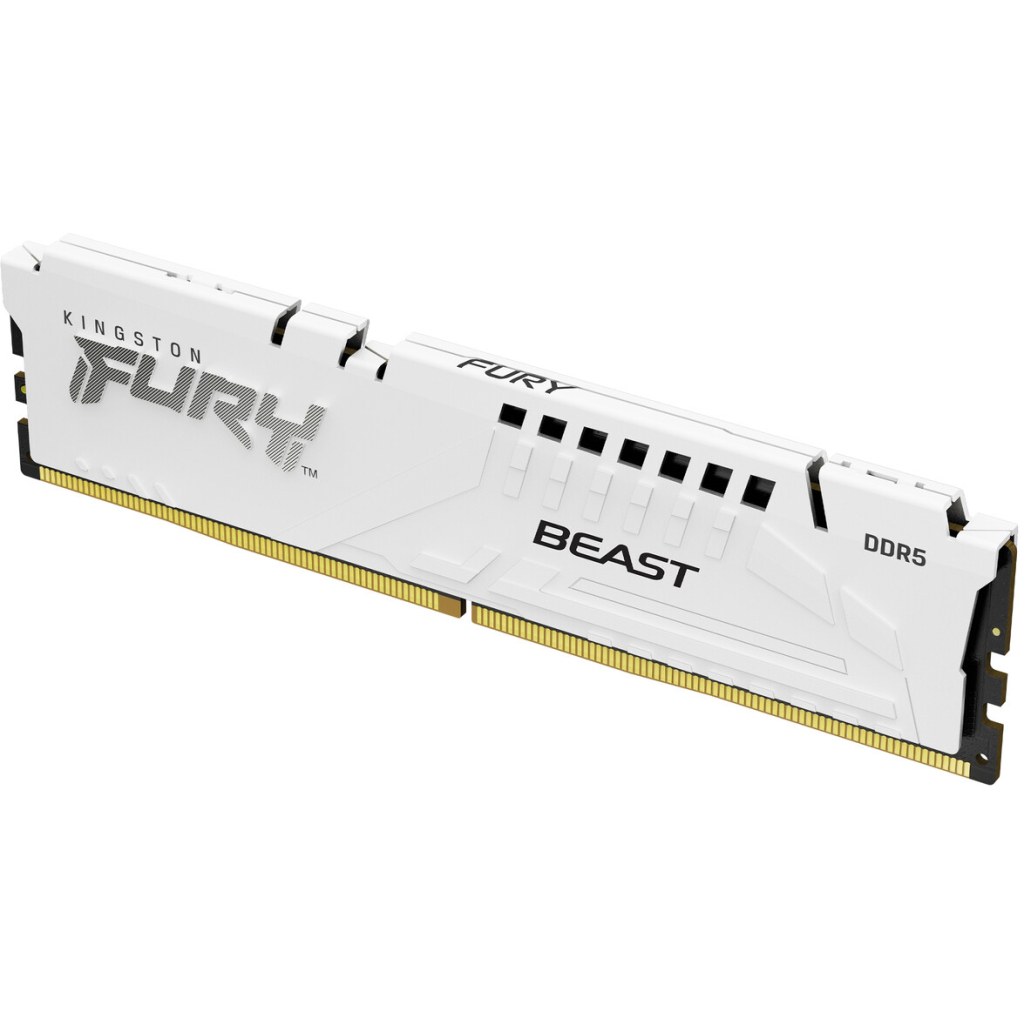 Модуль пам'яті для комп'ютера DDR5 32GB 6000 MHz Beast EXPO White Kingston Fury (ex.HyperX) (KF560C36BWE-32) - фото 3 Модуль пам'яті для комп'ютера DDR5 32GB 6000 MHz Beast EXPO White Kingston Fury (ex.HyperX) (KF560C36BWE-32) - фото 3