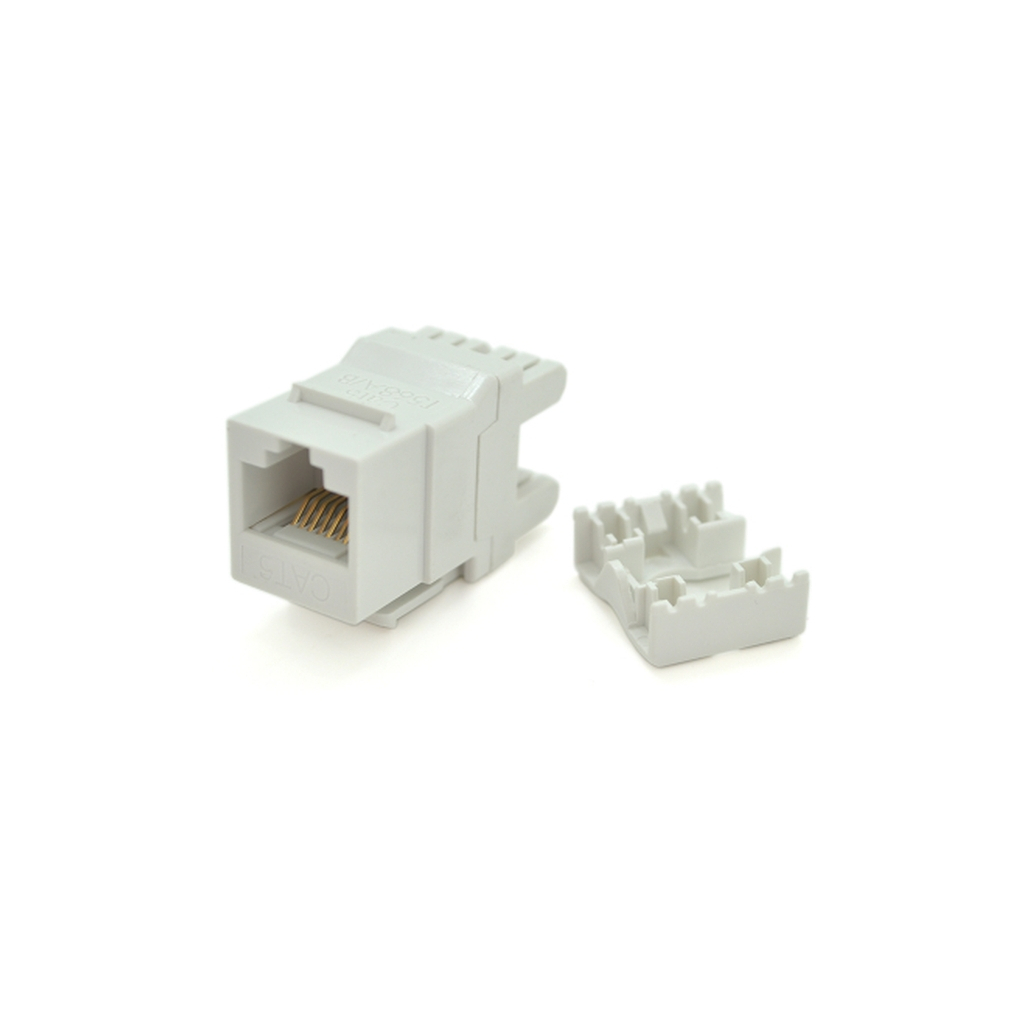Модуль Keystone RJ-45 кат.5E UTP, вузький 17.2мм, KRONE Voltronic (RJ45-KS-KR) - фото 1