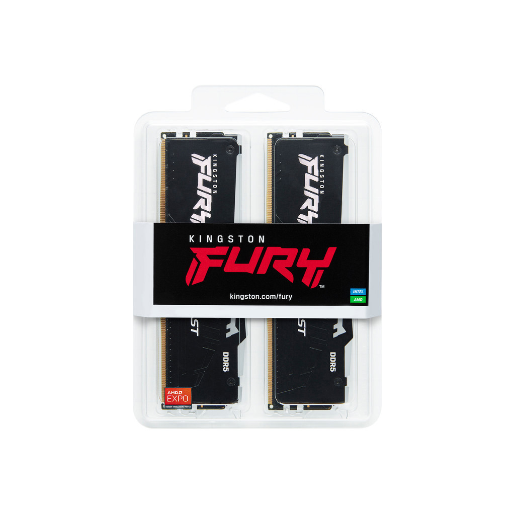 Модуль пам'яті для комп'ютера DDR5 64GB (2x32GB) 5200 MHz Beast RGB EXPO Kingston Fury (ex.HyperX) (KF552C36BBEAK2-64) - фото 6 Модуль пам'яті для комп'ютера DDR5 64GB (2x32GB) 5200 MHz Beast RGB EXPO Kingston Fury (ex.HyperX) (KF552C36BBEAK2-64) - фото 6