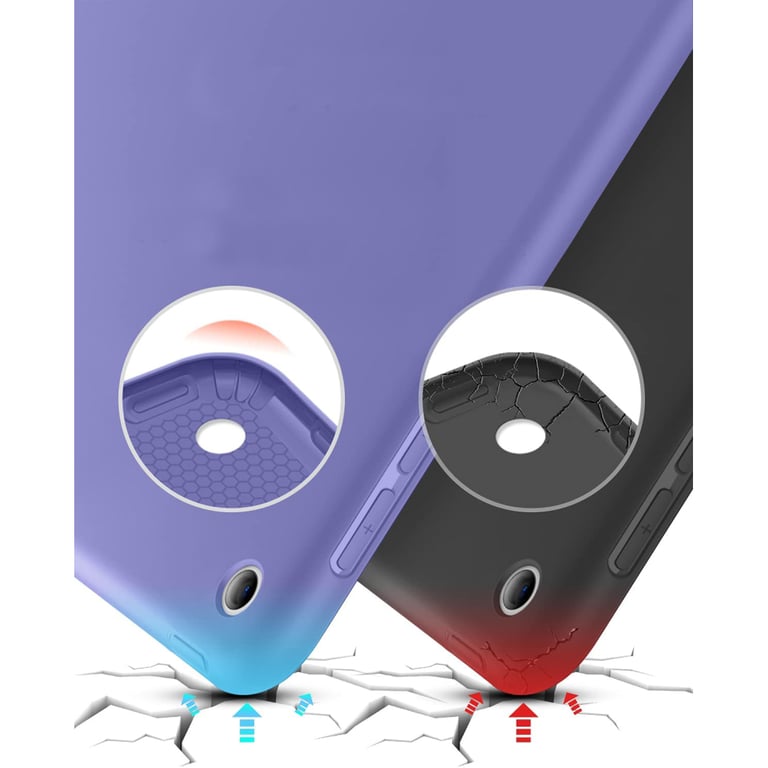Чохол до планшета BeCover Tri Fold Soft TPU Silicone Apple iPad 10.2 2019/2020/2021 Purple (708517) - фото 4