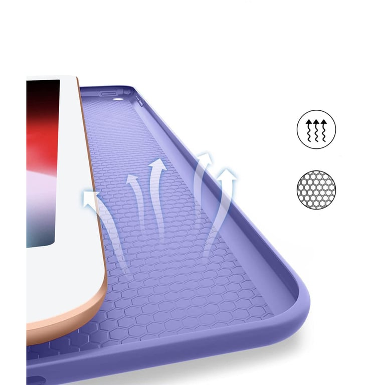 Чохол до планшета BeCover Tri Fold Soft TPU Silicone Apple iPad 10.2 2019/2020/2021 Purple (708517) - фото 5